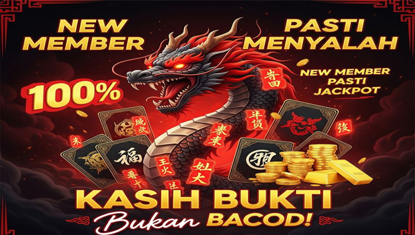 BONUS NEW MEMBER PASTI JACKPOT KASIH BUKTI BUKAN BACOD
